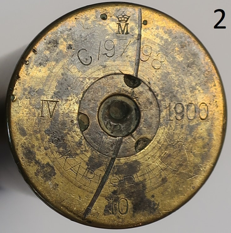 Lot 68 - A WW I 18 Pr brass shell case, dated 1917