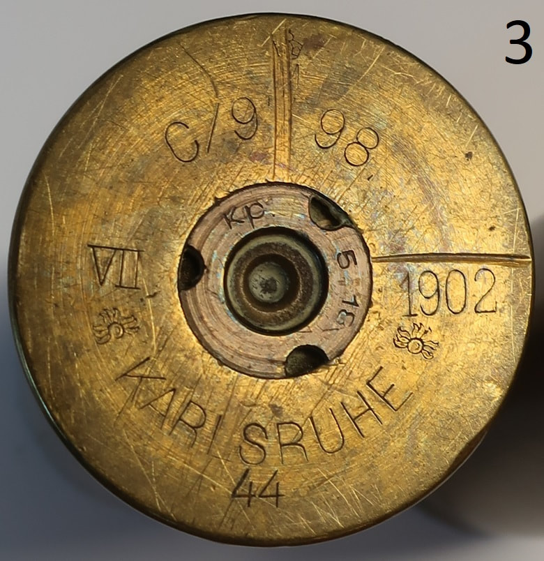 Lot 68 - A WW I 18 Pr brass shell case, dated 1917